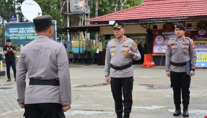 67 Personil Polresta Pontianak Naik Pangkat