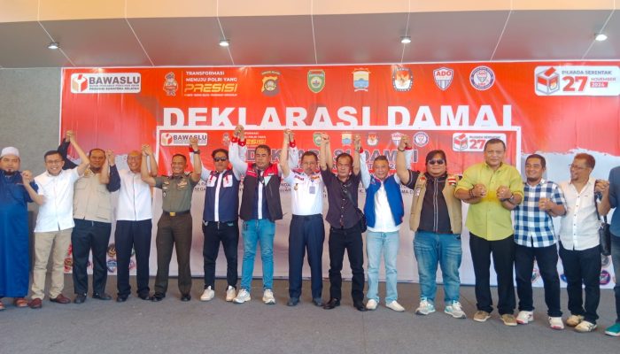 ADO Sumsel Deklarasi Pilkada Damai 2024