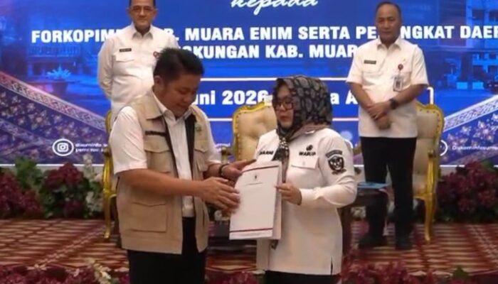 Pasca OTT KPK, Herman Deru Gerak Cepat Tunjuk Sumarni sebagai Plt Bupati Muara Enim