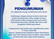 Pengumuman SPMB SMP Negeri Palembang Molor hingga Dini Hari, Orang Tua Pertanyakan Kesiapan Sistem