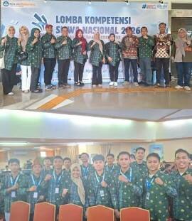 Kepala Dinas Pendidikan Provinsi Sumatera Selatan Hj. Mondyaboni, S.E., S.Kom., M.Si., M.Pd., memberikan apresiasi kepada kontingen SMK Sumsel yang berhasil menembus peringkat enam besar pada Lomba Kompetensi Siswa (LKS) Pendidikan Menengah Tingkat Nasional 2026. Capaian lima medali yang diraih dinilai menjadi bukti meningkatnya daya saing pendidikan vokasi Sumatera Selatan sekaligus memotivasi sekolah-sekolah untuk terus melahirkan lulusan yang unggul, terampil, dan siap menghadapi dunia kerja.
