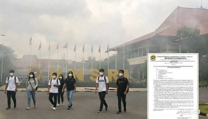Unsri Alihkan Perkuliahan ke Daring, Antisipasi Dampak Kabut Asap Karhutla di Sumsel