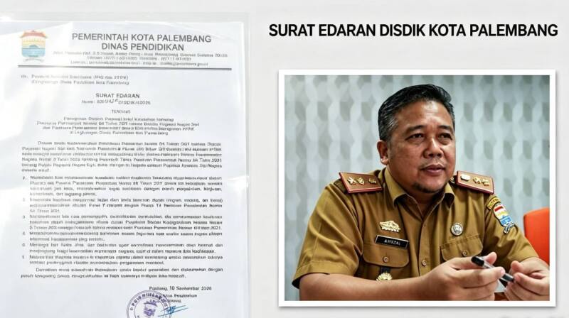 Kepala Dinas Pendidikan Kota Palembang Ir. H. M. Affan Prapanca, M.T., IPM menegaskan pentingnya kedisiplinan seluruh ASN di lingkungan Disdik Palembang. Melalui surat edaran, ASN diminta menaati jam kerja, mengisi presensi secara jujur, menjaga etika, serta bertanggung jawab dalam menjalankan tugas kedinasan.
